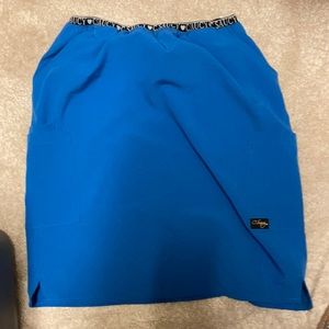 2 royal blue scrub skirts size medium for Luxury Life ☺️